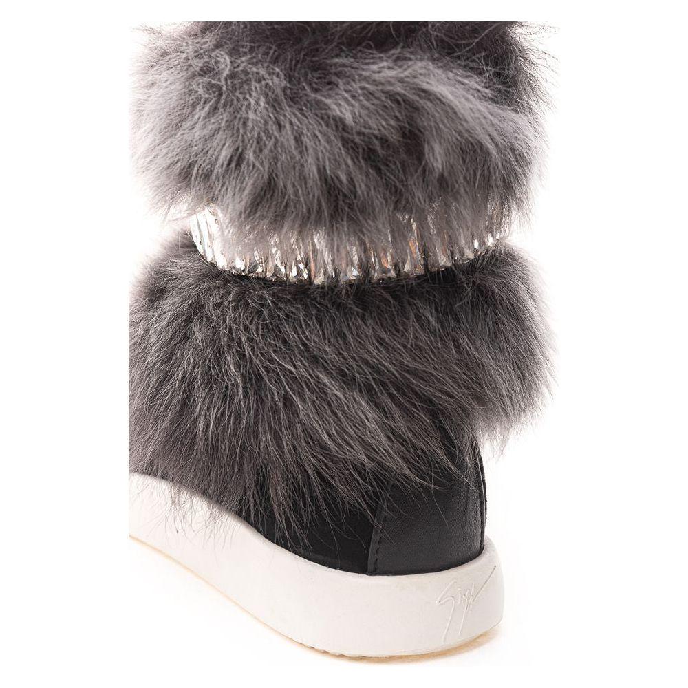 Giuseppe Zanotti Black Neoprene Sneaker GI-5125676-EU36.5/US6.5