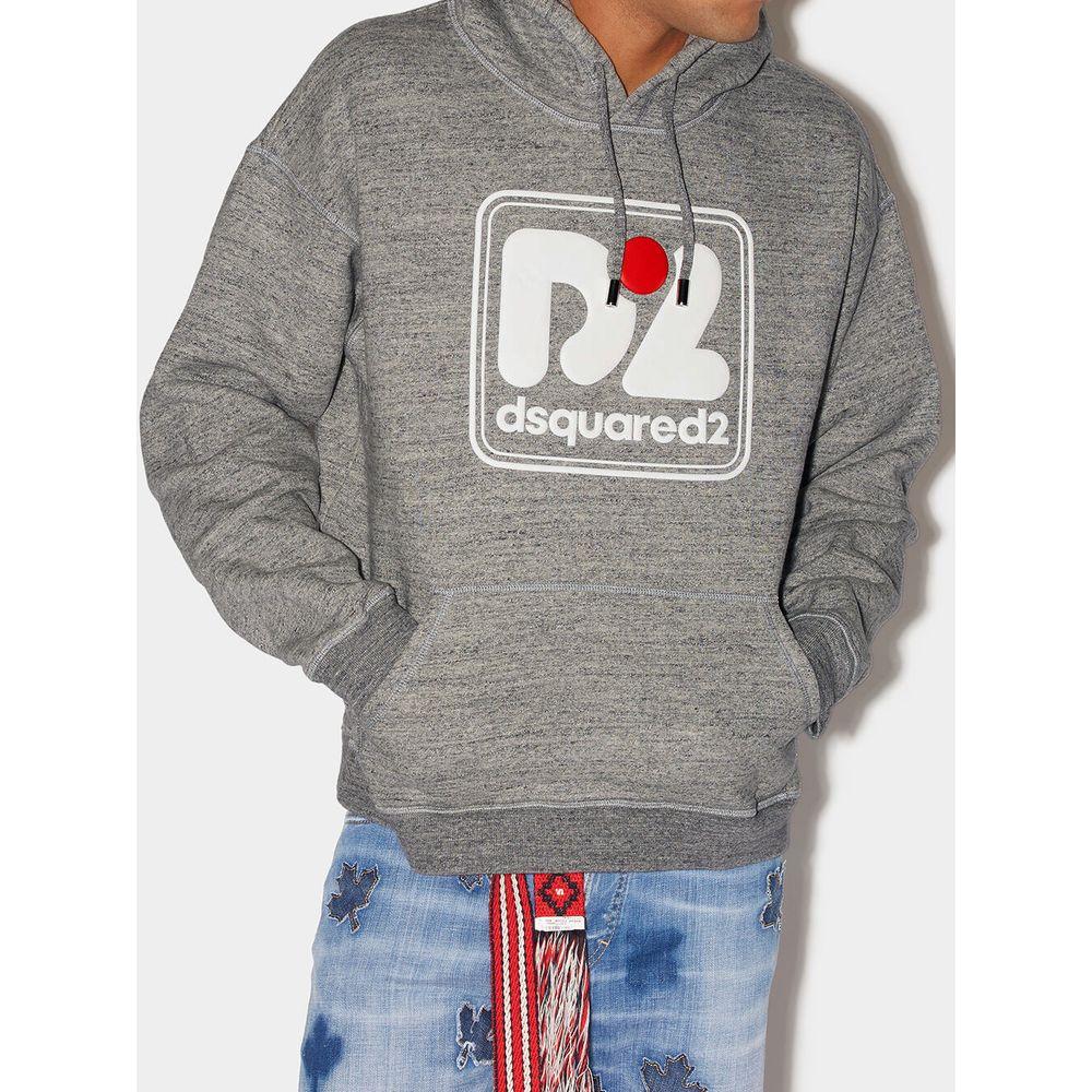 Dsquared² Gray Cotton Sweatshirt
