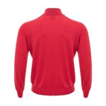 Gran Sasso Elegant Crimson Wool T-Shirt for Men