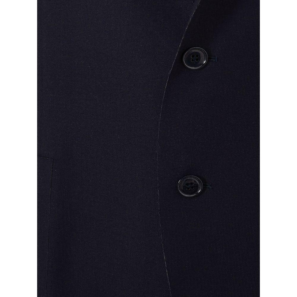 Lardini Blue Cotton Blazer