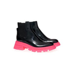 Alexander McQueen Elegant Black Leather Boots