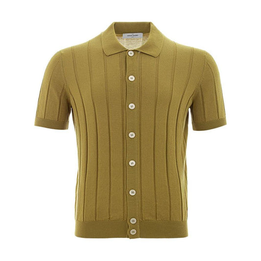 Gran Sasso Elegant Green Cotton T-Shirt for Men Gran Sasso Sienna