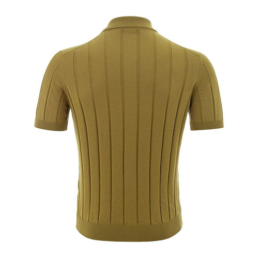 Gran Sasso Elegant Green Cotton T-Shirt for Men Gran Sasso Sienna
