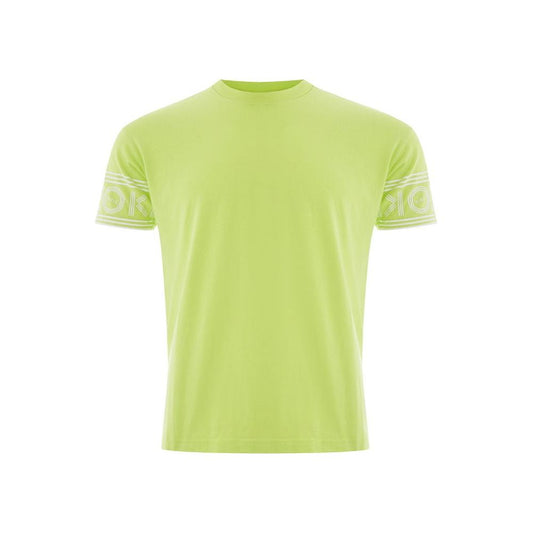 Kenzo Sunny Yellow Cotton Tee For Stylish Men Kenzo Dark Khaki