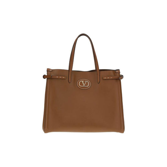 Valentino Garavani Antibes Handbag Valentino Garavani Saddle Brown