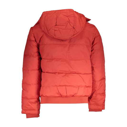 La Martina Orange Polyamide Men Jacket La Martina Chocolate