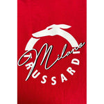 Trussardi Beachwear "Red Cotton Men T-Shirt"