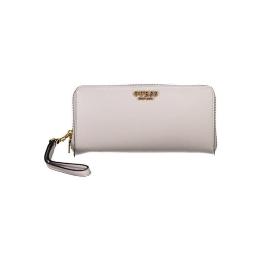 Guess Jeans Gray Polyethylene Women Wallet Guess Jeans Gray