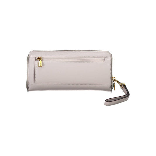 Guess Jeans Gray Polyethylene Women Wallet Guess Jeans Gray