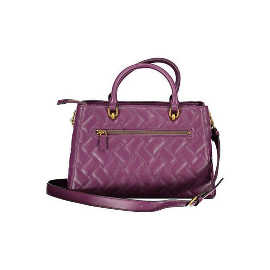 Guess Jeans Purple Polyethylene Handbag Guess Jeans Dim Gray