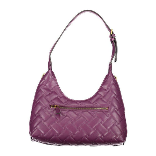 Guess Jeans Purple Polyethylene Handbag Guess Jeans Dim Gray