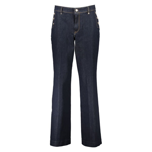 Guess Jeans Blue Cotton Jeans & Pant Guess Jeans Dark Slate Gray
