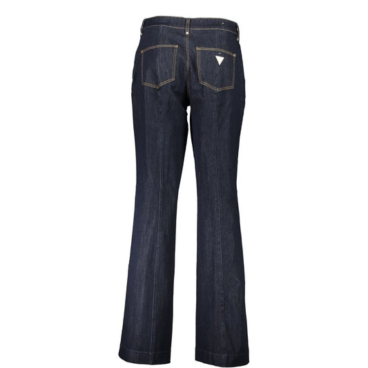 Guess Jeans Blue Cotton Jeans & Pant Guess Jeans Dark Slate Gray
