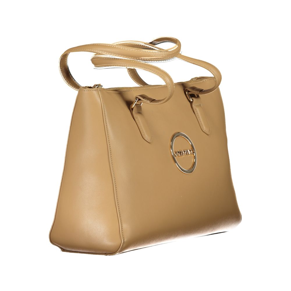 Front view with bag zipped and handles upright.