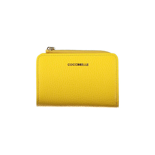 Coccinelle Yellow Leather Wallet