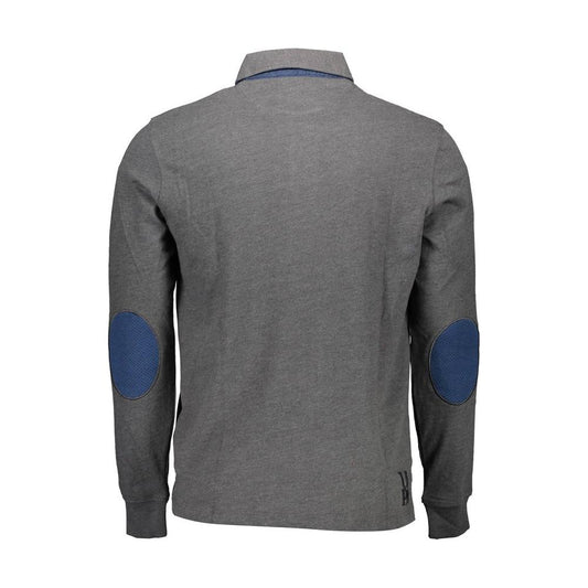 U.S. POLO ASSN. Gray Cotton Men Polo Shirt U.S. POLO ASSN. Dim Gray