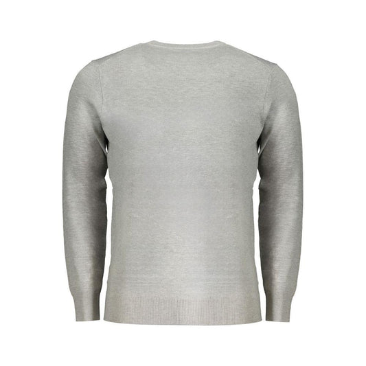 Norway 1963 Gray Wool Men Sweater Norway 1963 Dark Gray