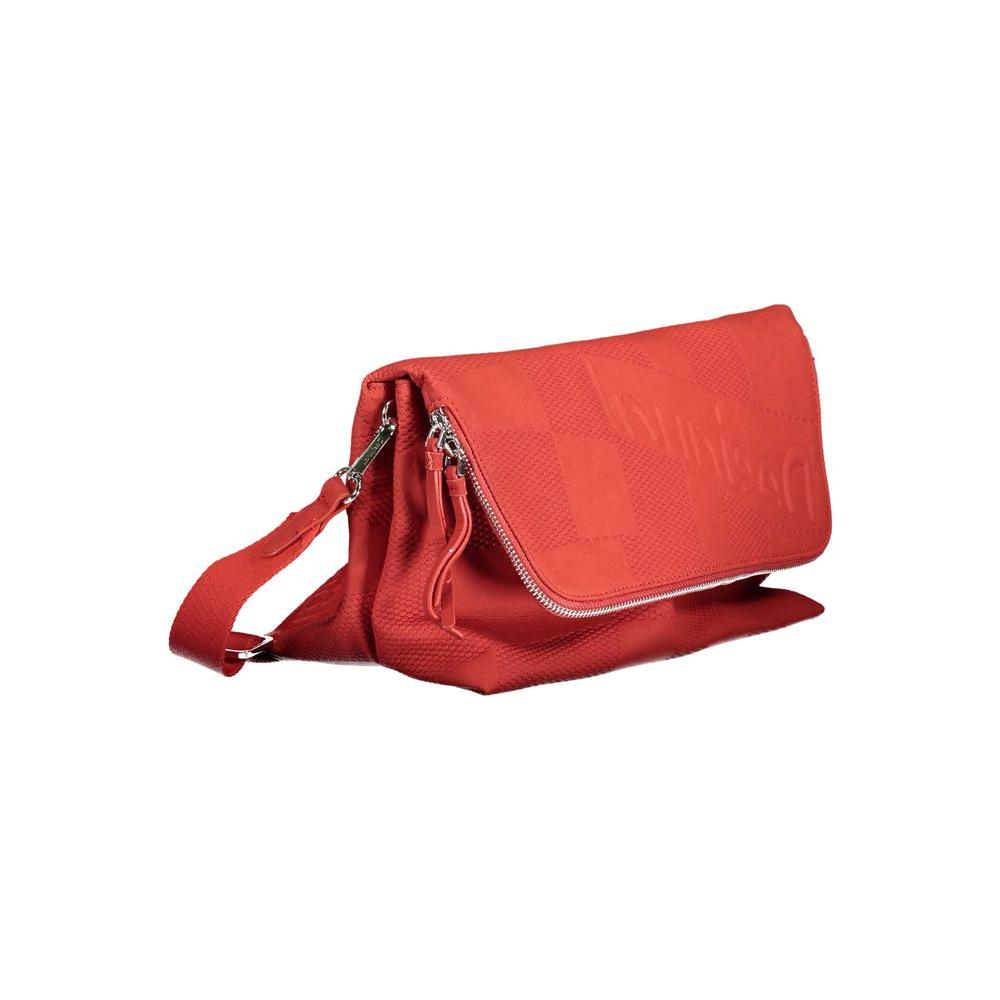 Front view with bag zipped and handles upright.