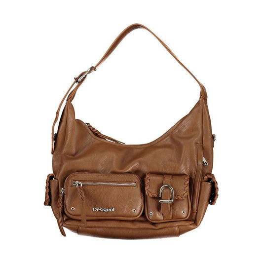 Desigual Brown Polyethylene Handbag Desigual Sienna
