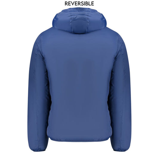 Norway 1963 Blue Polyamide Men's Reversible Jacket Norway 1963 Dark Slate Blue