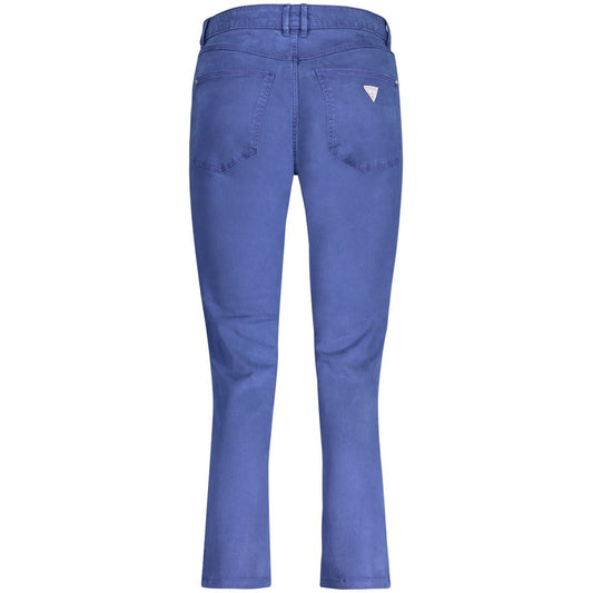 Guess Jeans Blue Lyocell Women Jeans Guess Jeans Steel Blue