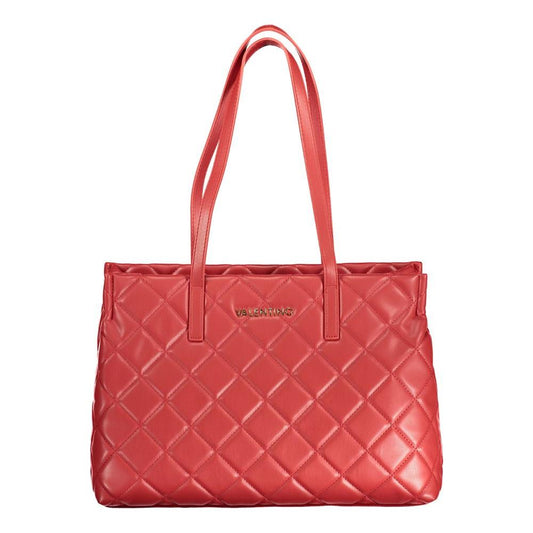 Valentino Bags Red Polyethylene Handbag Valentino Bags Maroon