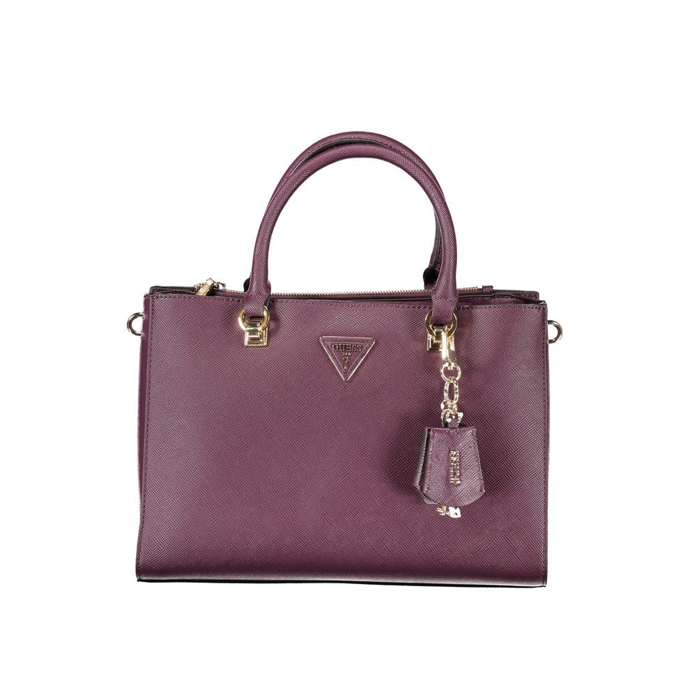 Front view with bag zipped and handles upright.