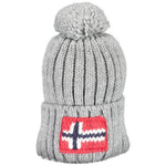 Napapijri Gray Acrylic Men Hat NA-15226