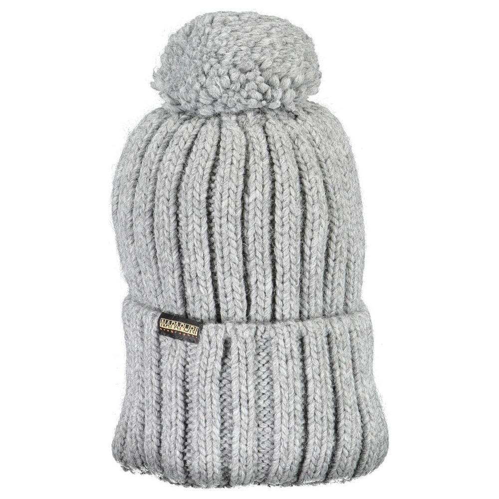 Napapijri Gray Acrylic Men Hat NA-15226