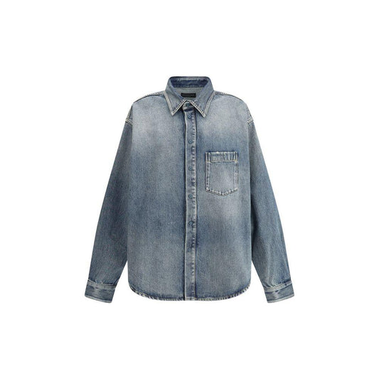 Balenciaga Oversized Shirt Balenciaga Slate Gray