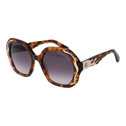 Christian Lacroix Brown Women Sunglasses Christian Lacroix Dim Gray