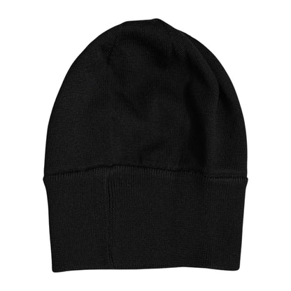 Dolce & Gabbana Black #DGLOVESLONDON Knitted Beanie Hat