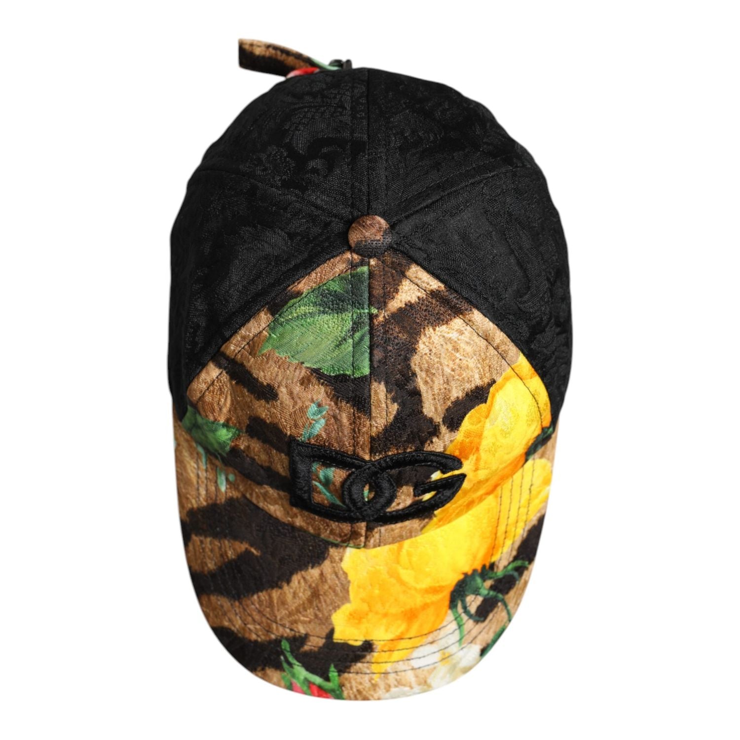 Dolce & Gabbana Multicolor DG Logo Patch 6 Panels Baseball Cap