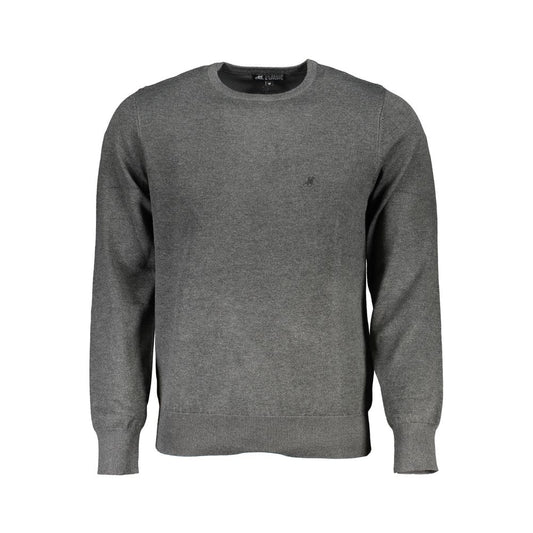 U.S. Grand Polo Gray Nylon Sweater U.S. Grand Polo Dim Gray