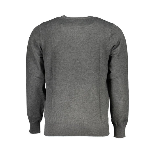 U.S. Grand Polo Gray Nylon Sweater U.S. Grand Polo Dim Gray