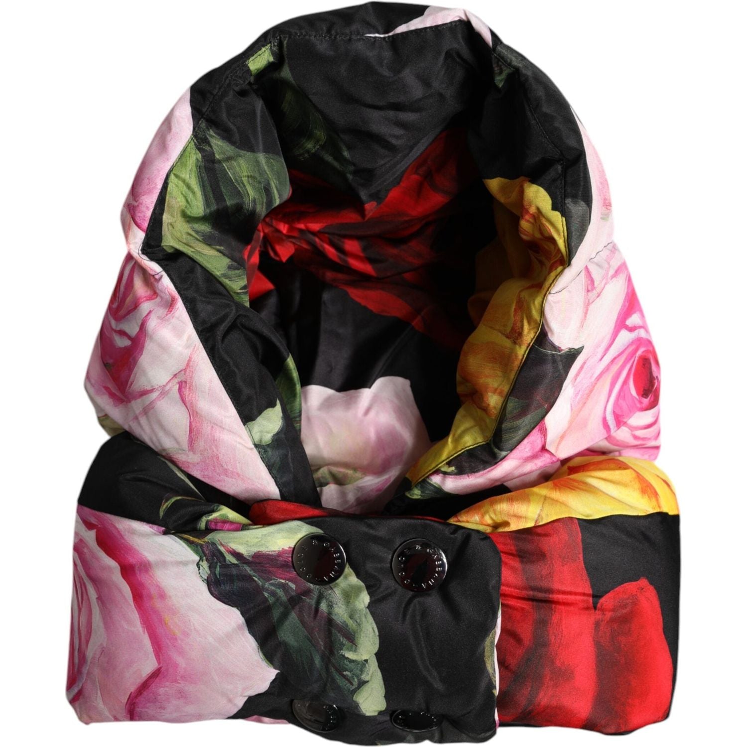 Front view with bag zipped and handles upright.