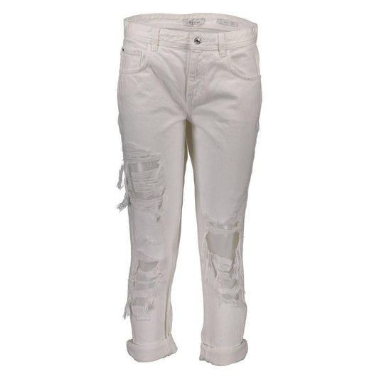 Guess Jeans White Cotton Women Jeans GU-1217-W26