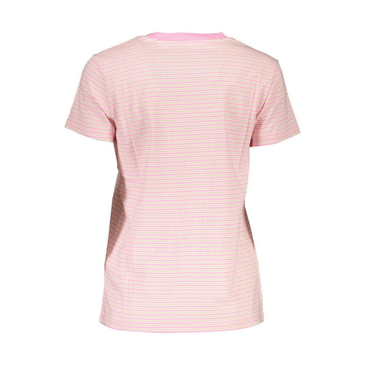Levi's Pink Cotton Women T-Shirt Levi's Antique White
