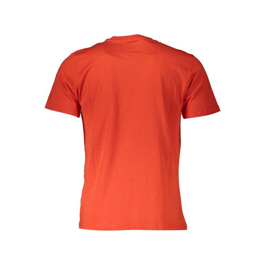 North Sails Red Cotton Men T-Shirt North Sails Chocolate