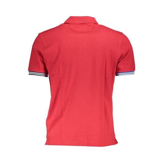 La Martina Sophisticated Short Sleeved Polo: Regal Touch La Martina Tomato