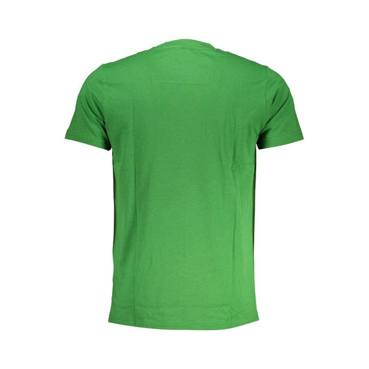 Cavalli Class Green Cotton T-Shirt Cavalli Class Sea Green