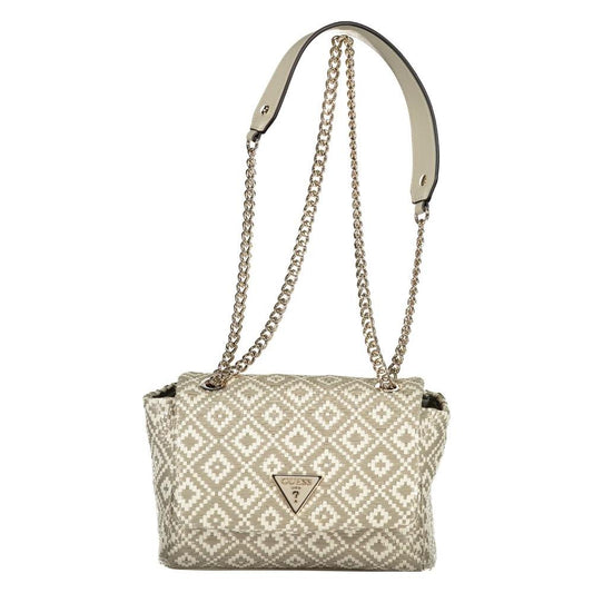 Guess Jeans Gray Polyethylene Handbag Guess Jeans Dark Gray