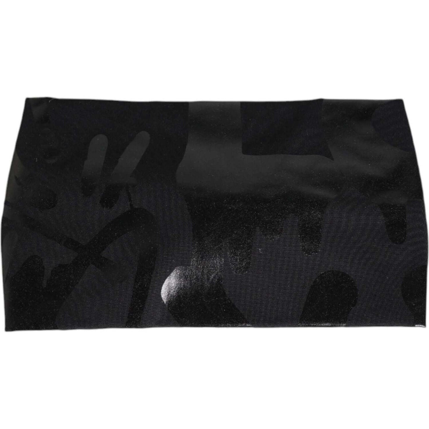 Dolce & GabbanaDolce & Gabbana Black Nylon Stretch DG Logo Head Band Hat1728,Black,Dolce & Gabbana,Headbands - Women - Accessories,Material: 94% Nylon 6% Elastane,New with tags,Women