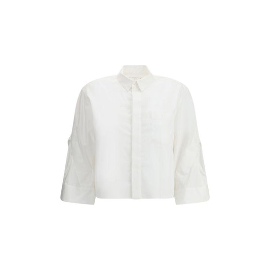 Sacai Three-quarter sleeve Shirt Sacai Beige