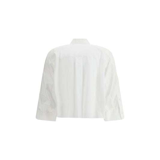 Sacai Three-quarter sleeve Shirt Sacai Light Gray