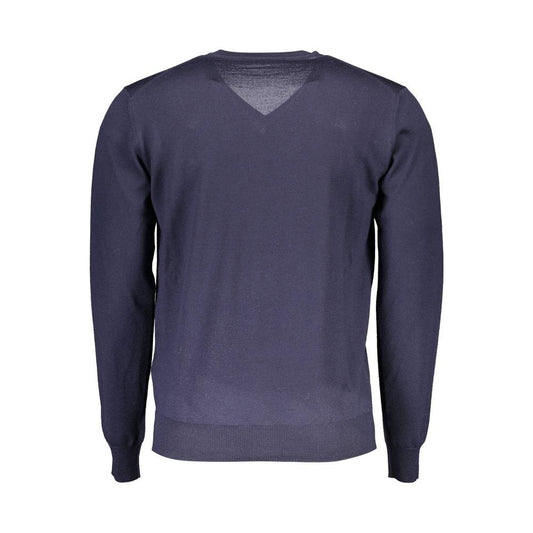 Harmont & Blaine Blue Wool Men Sweater Harmont & Blaine Dark Slate Gray