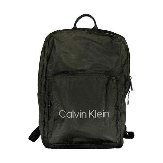 Calvin Klein Green Polyester Men Backpack Calvin Klein Dark Slate Gray