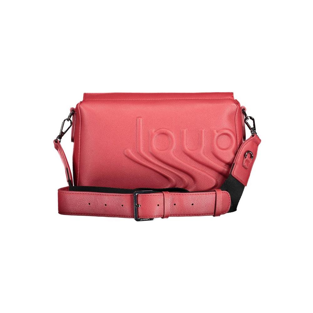 Front view with bag zipped and handles upright.
