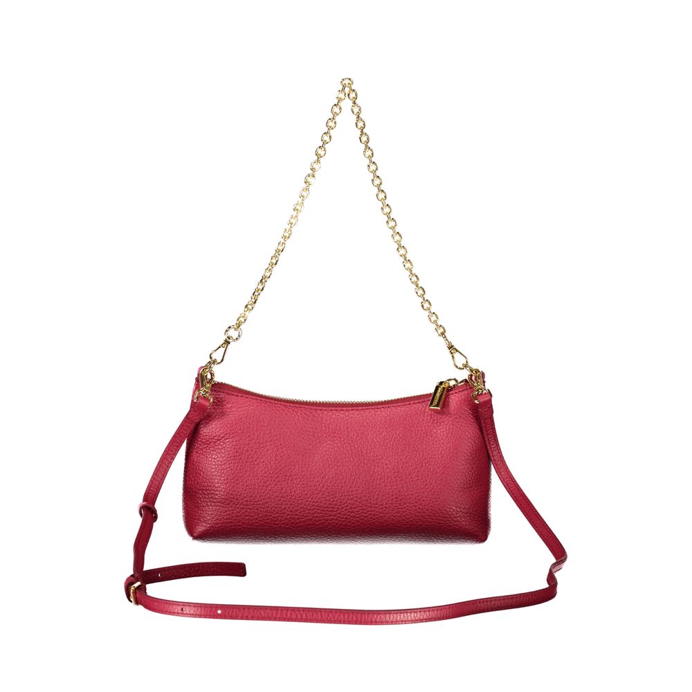 Front view with bag zipped and handles upright.