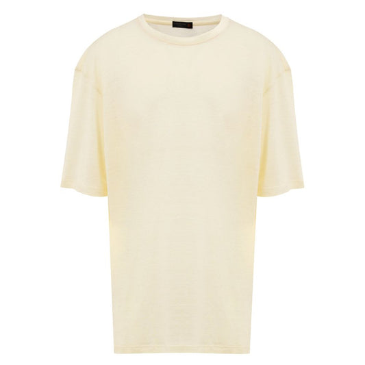 Corneliani Yellow Linen T-Shirt CO-8459669-62